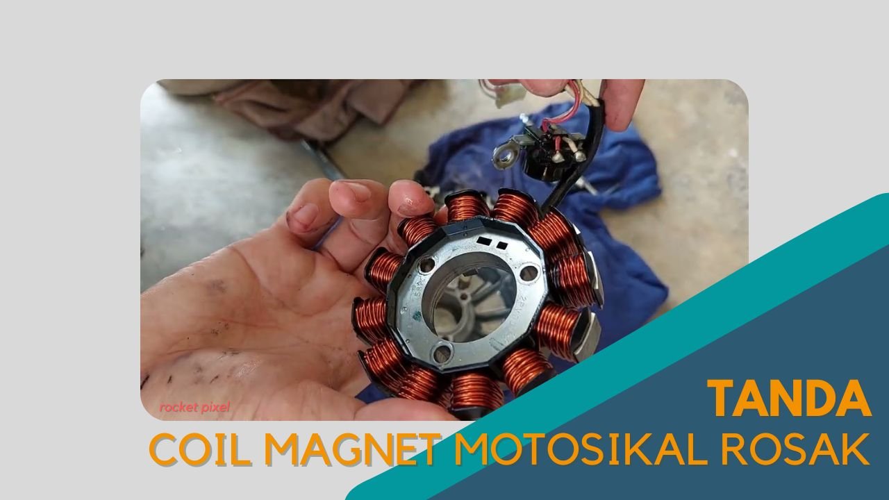 imej Cover Tanda Coil Magnet Motosikal Rosak Cover Tanda Coil Magnet Motosikal Rosak