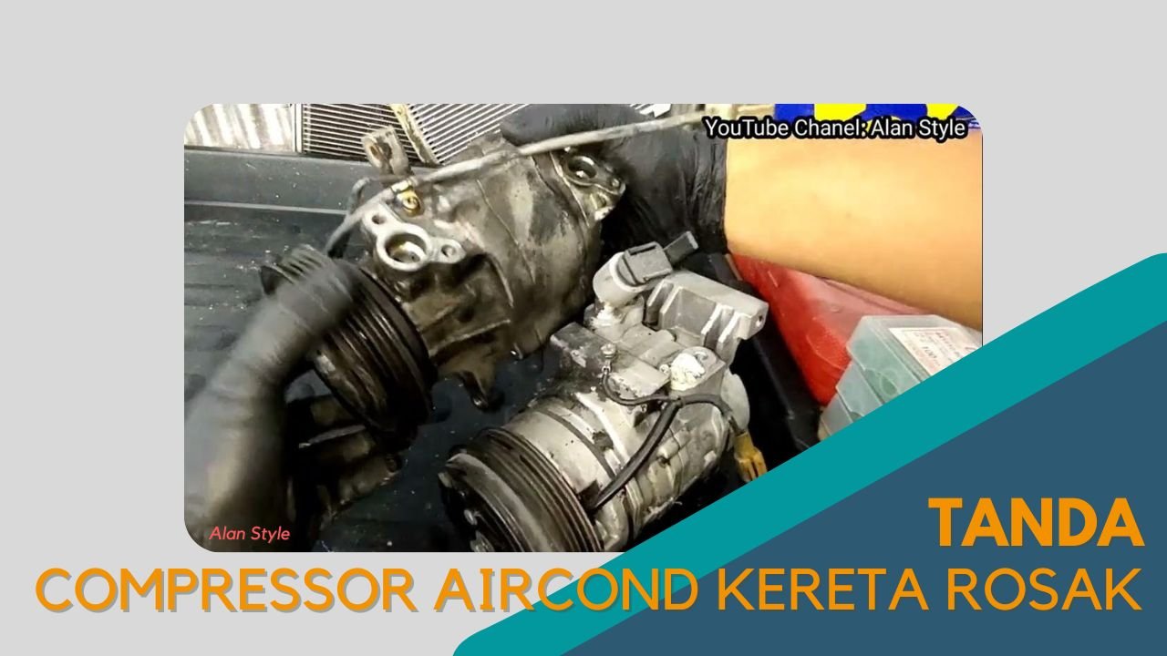 imej Cover Tanda Compressor Aircond Kereta Rosak Cover Tanda Compressor Aircond Kereta Rosak